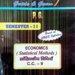 PG 2nd Semester Economics Paper 9