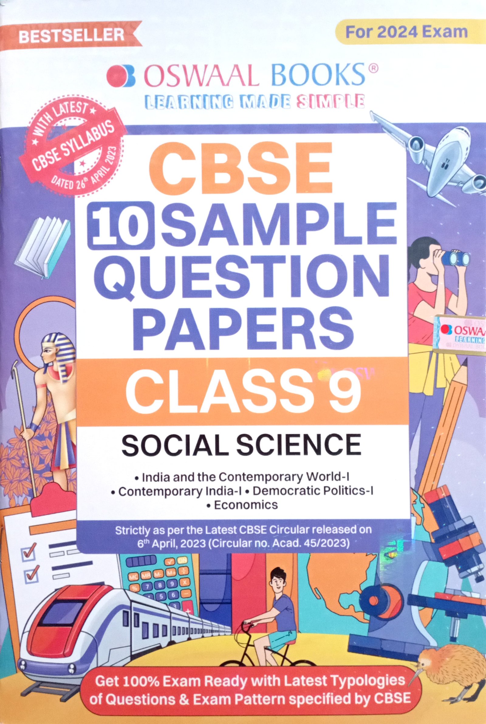 0f8b0a43d41c3710bc7ba04d8d8878f5.jpg Oswaal CBSE Sample Question papers Class 9 Social science - Image 1