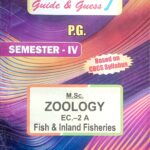 PG 4th Semester Zoology EC-2A Fish & Inland Fisheries