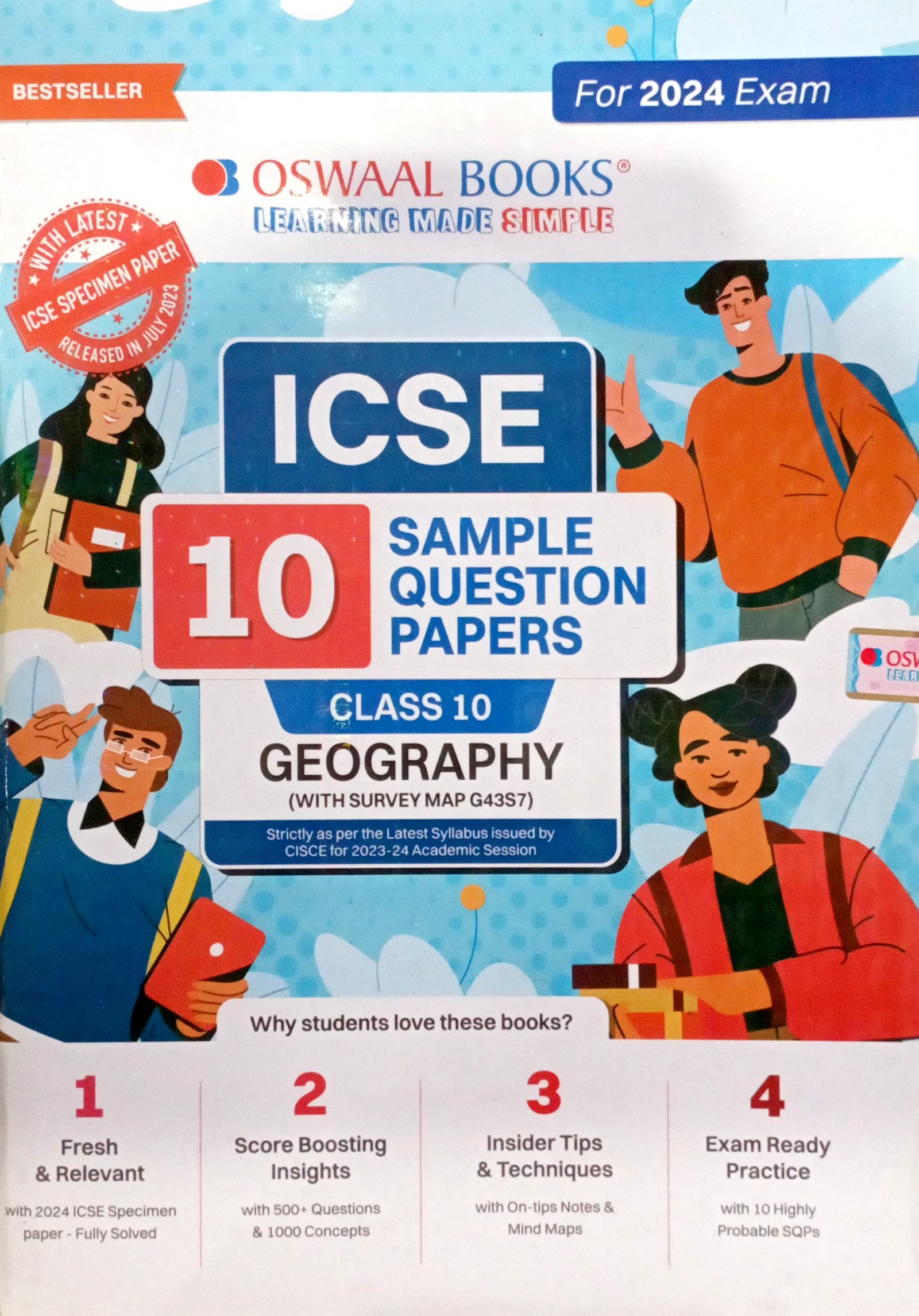 17e5e2c2c6d82758be41cf870f67c8b7.jpg Oswaal ICSE Sample paper Class 10 Geography - Image 1
