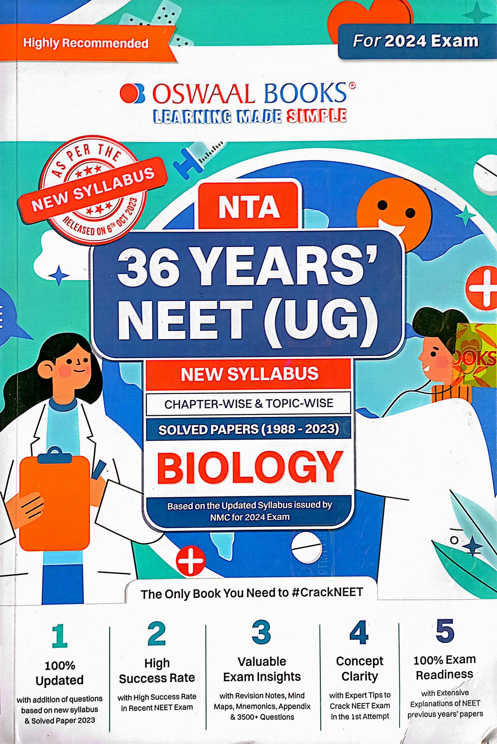 1830104cd6a9b0d4dd26f3edefe50c29.jpg Oswaal 36 Year's NEET Solved Papers Biology - Image 1