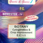 PG 4th Semester Botany EC-01 Cytogenetics & Crop Improvement