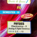 PG 3rd Semester Physics CC 12