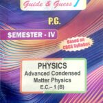 PG 4th Semester Physics EC-1(B)