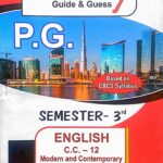 PG 3rd Semester English CC 12