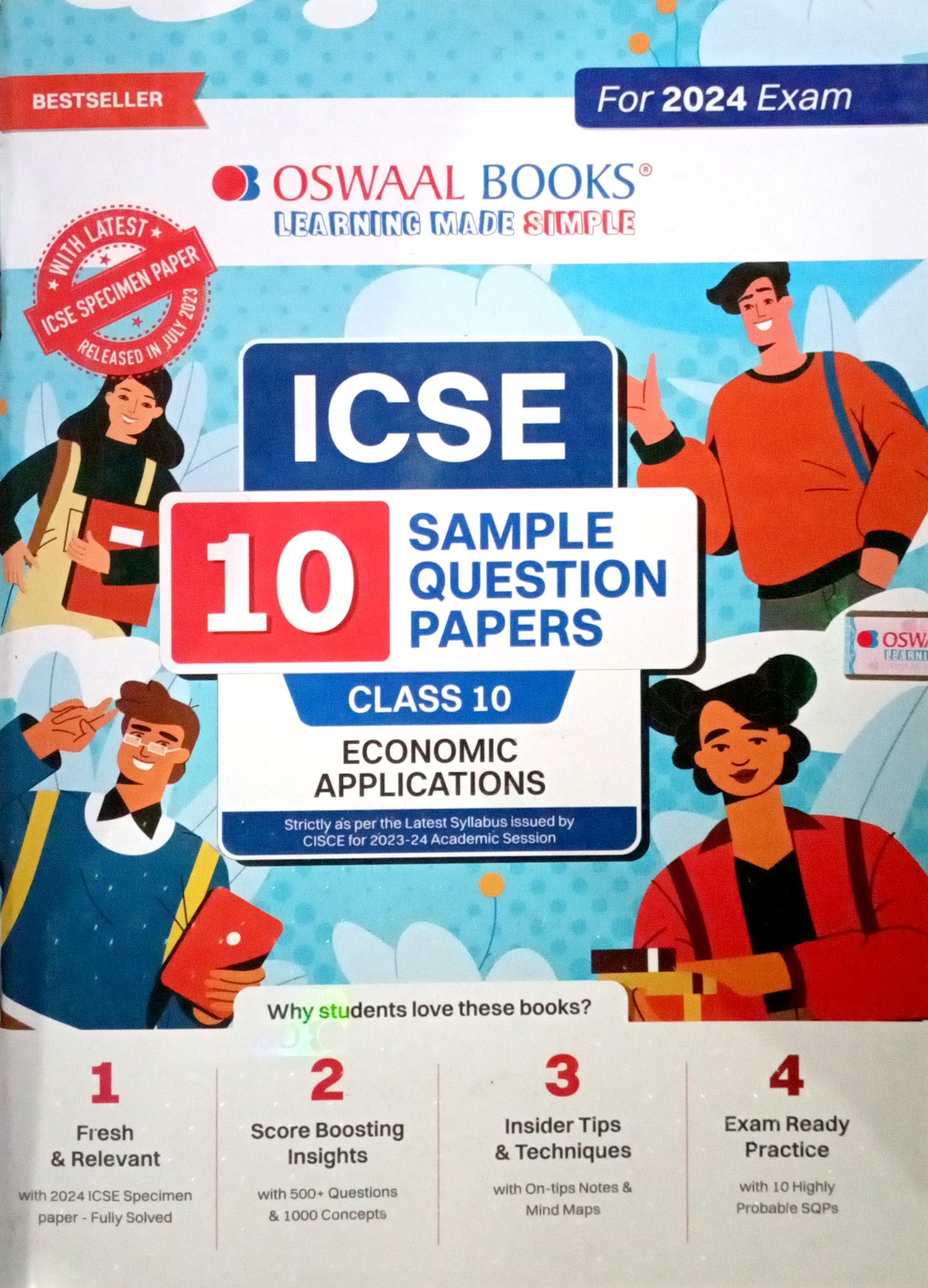 2c01b86346641262d0699b4666c88d20.jpg Oswaal ICSE Sample paper Class 10 Economic Applications - Image 1