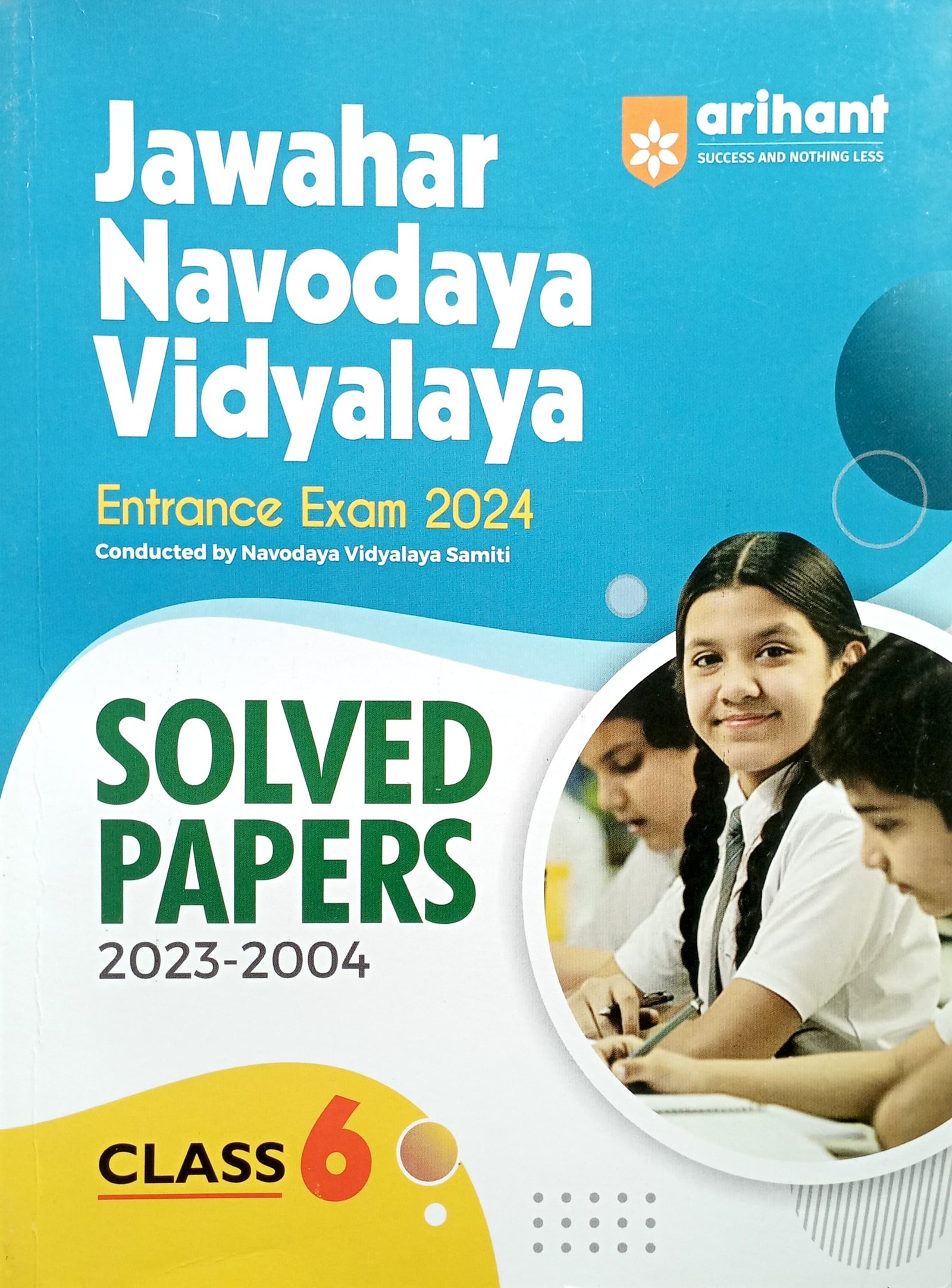 34083bad126aef8f9349c760786d0f3e.jpeg Arihant Jawahar Navodaya Vidyalaya For Class 6th solved paper G567 - Image 1
