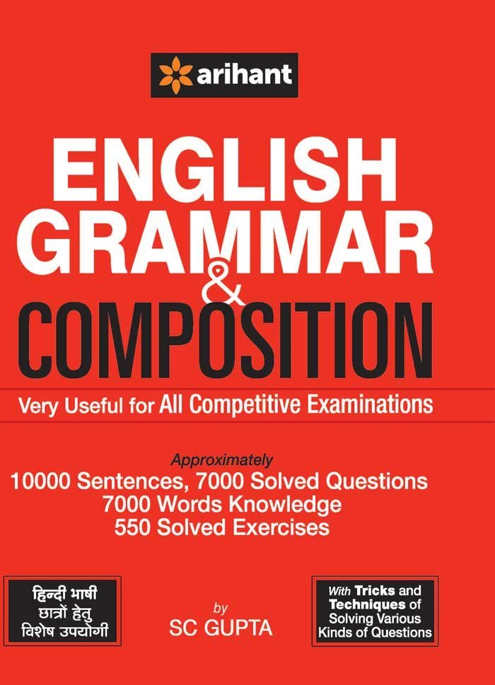 39b2f54775d8717d01e285075e0ee718.jpg Arihant English grammar & composition SC Gupta - Image 1