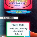 PG 1st Semester english cc4