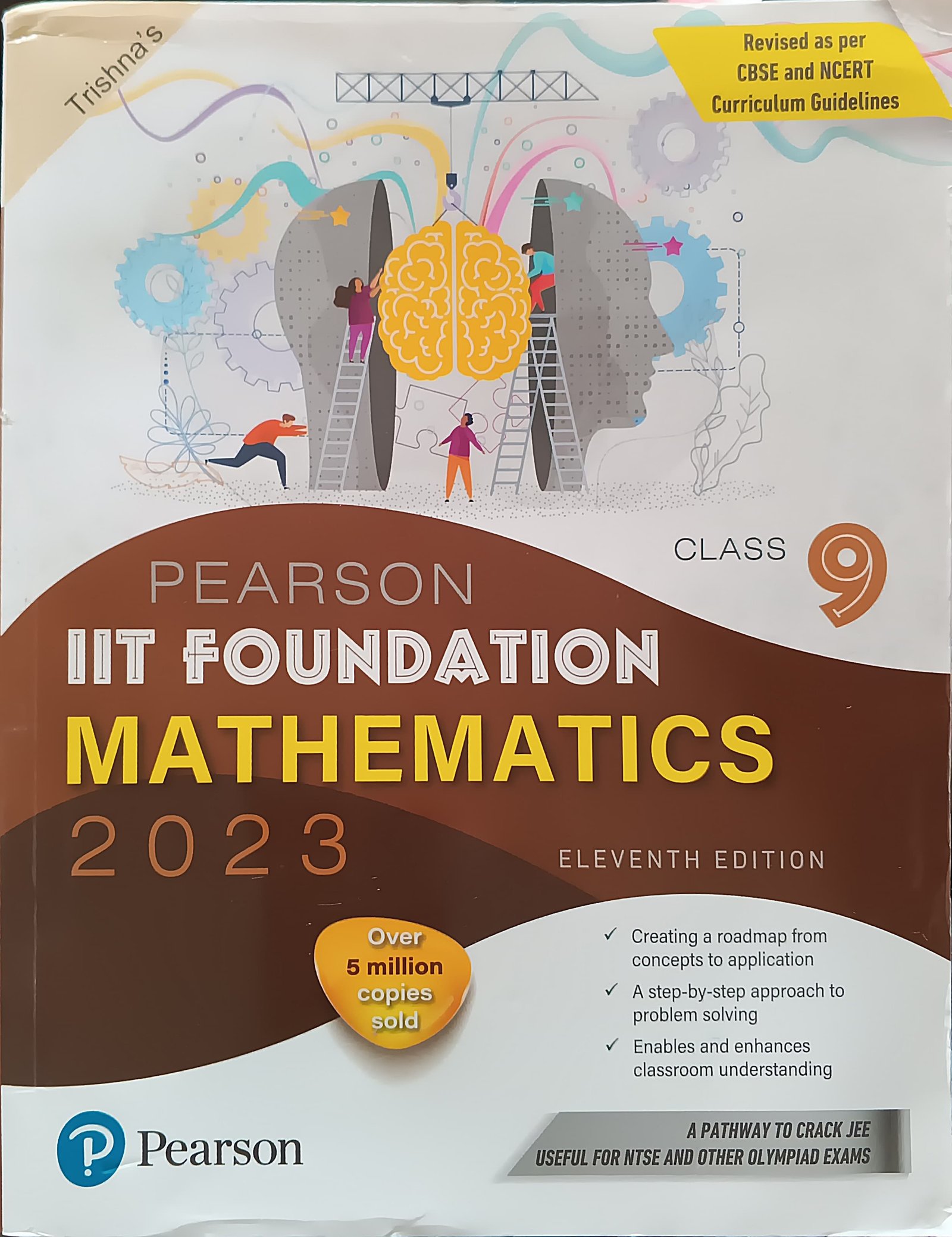 43a5851867b4fc88c6616ab296a7a3ba.jpeg Pearson IIT Foundation Mathematics eleventh edition Class 9 - Image 1