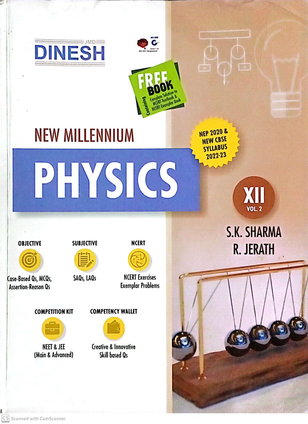 51af516d10c3112af5540e94a9974d0c.jpeg Dinesh new millennium physics 12th vol 1&2 - Image 1