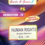 PG 4th Semester Human Right In English GE-01