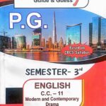 PG 3rd Semester English CC 11