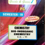 PG 3rd Semester Chemistry CC 11