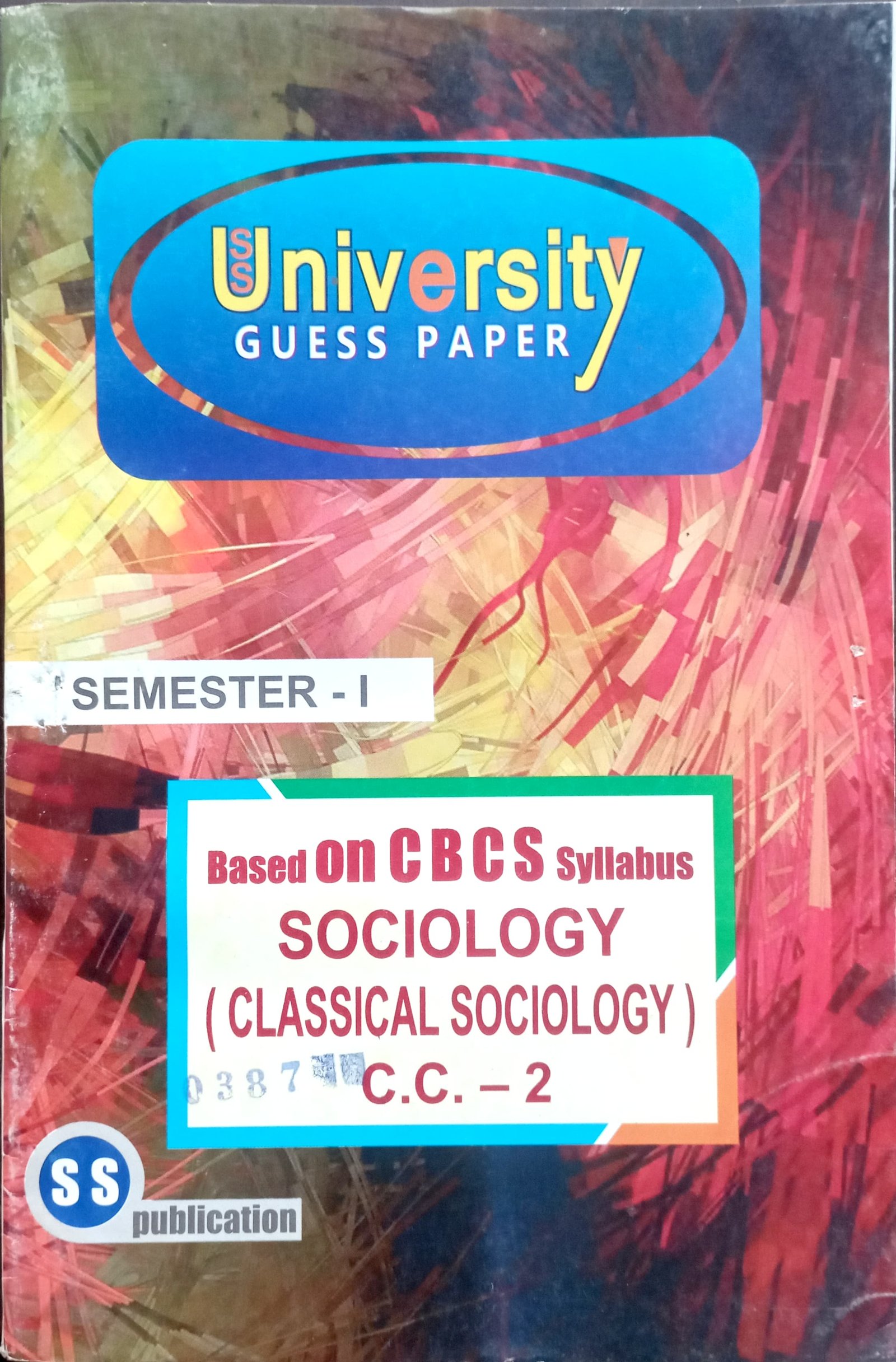 687a6855fa32d4272ec3bcd39d0e4bda.jpg PG 1st Semester sociology CC 2 - Image 1