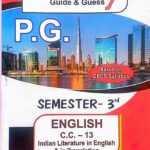 PG 3rd Semester English CC 13