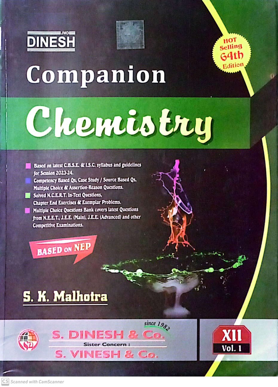 7a293aa4d025288bf19125939ec0055c.jpeg Dinesh Companion Chemistry 12th vol 1&2 - Image 1