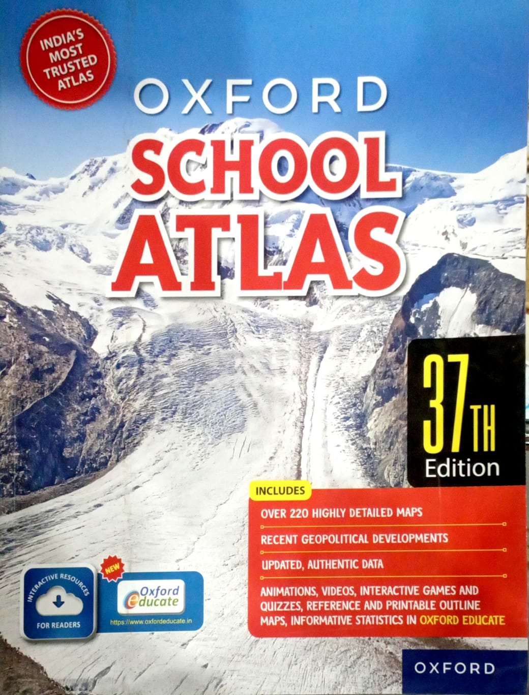7c152cd82a6b98ba9d6b479c3548639b.jpeg Oxford School Atlas in english - Image 1