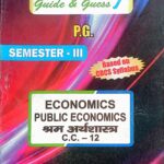 PG 3rd Semester Economics CC 12