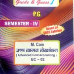 PG 4th Semester M.com EC-02 Advanced Cost Accounting