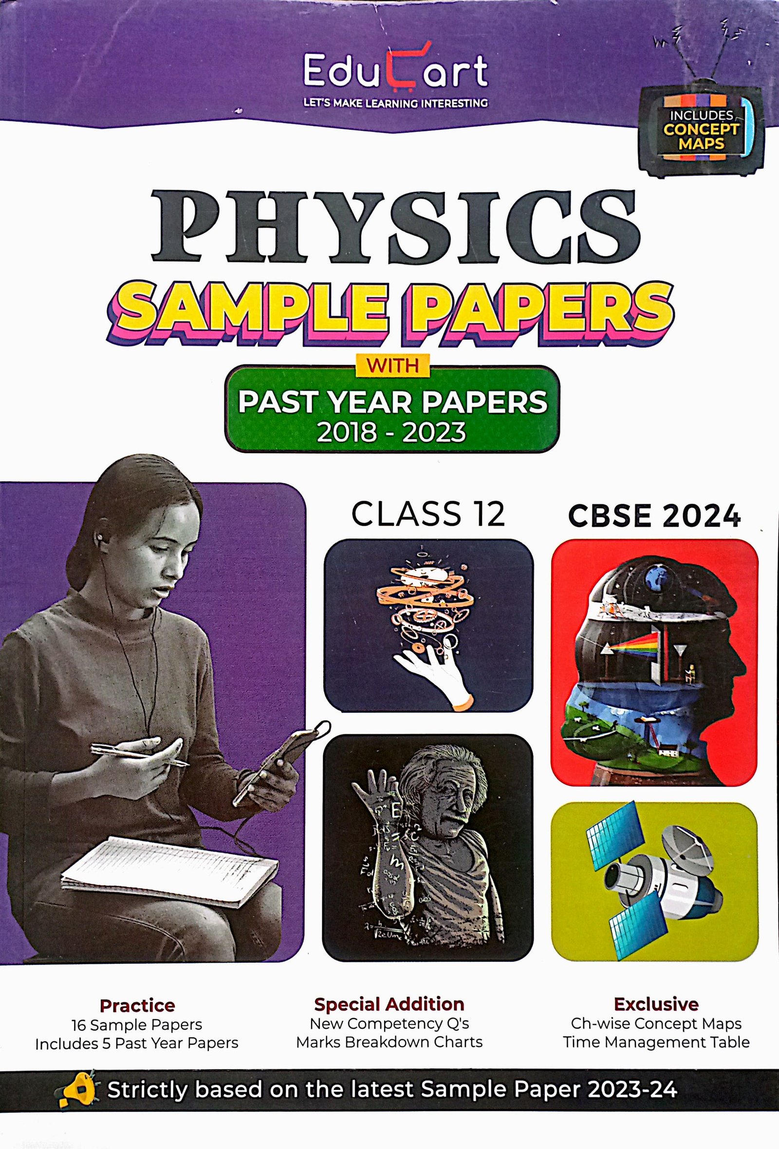 8e191153ea05cb52c7ed43466d64b9d7.jpeg Educart CBSE Sample Paper Class 12 Physics SP563 - Image 1