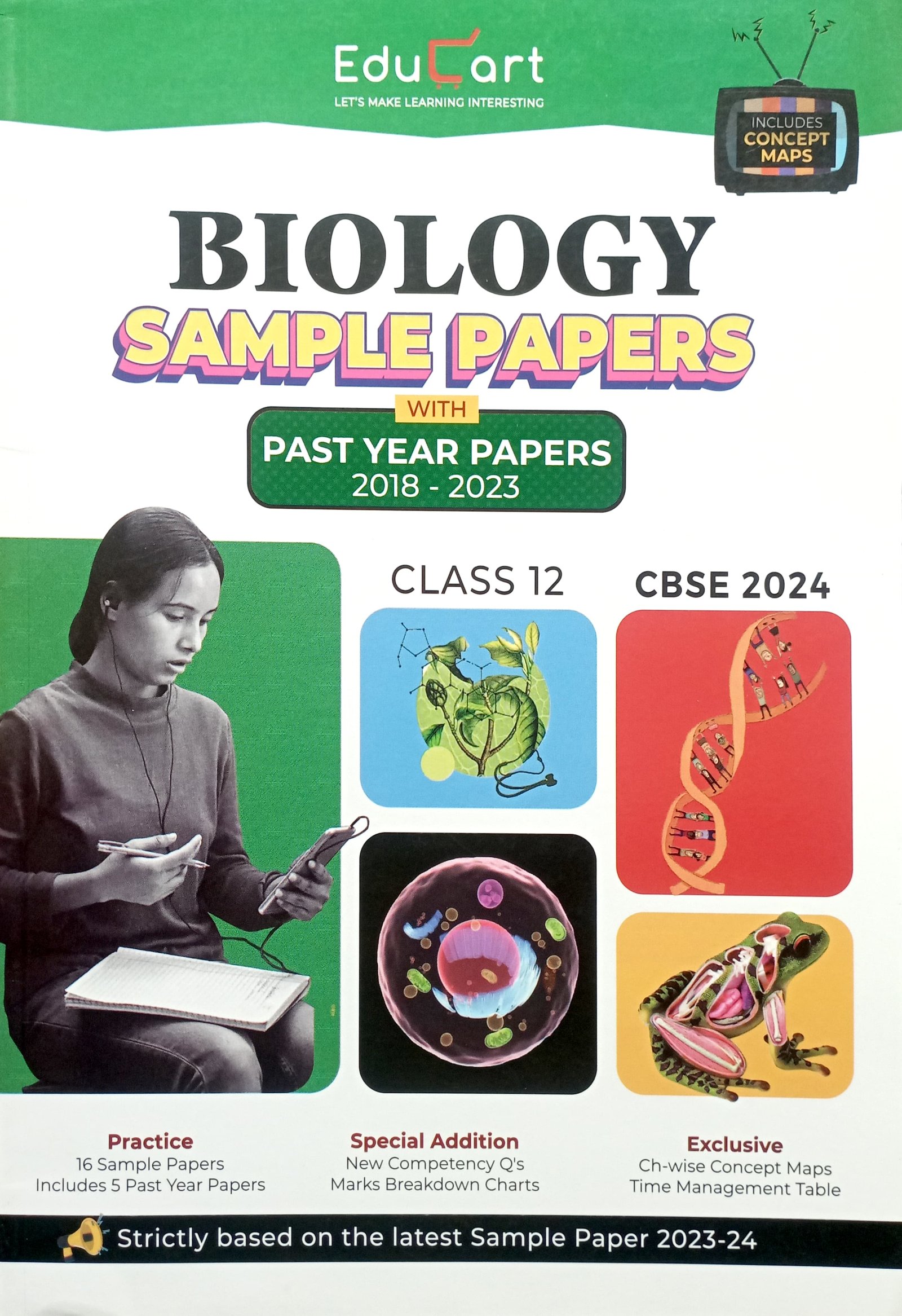 980806c06e8779026bd8486065b6ab6f.jpg Educart CBSE Sample Paper Class 12 Biology SP565 - Image 1