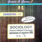 PG 2nd Semester Sociology CC 5
