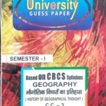 PG 1st Semester geography CC 3