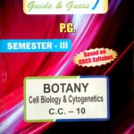 PG 3rd Semester Botany CC 10