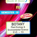 PG 3rd Semester Botany CC 13