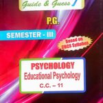 PG 3rd Semester Psychology CC11