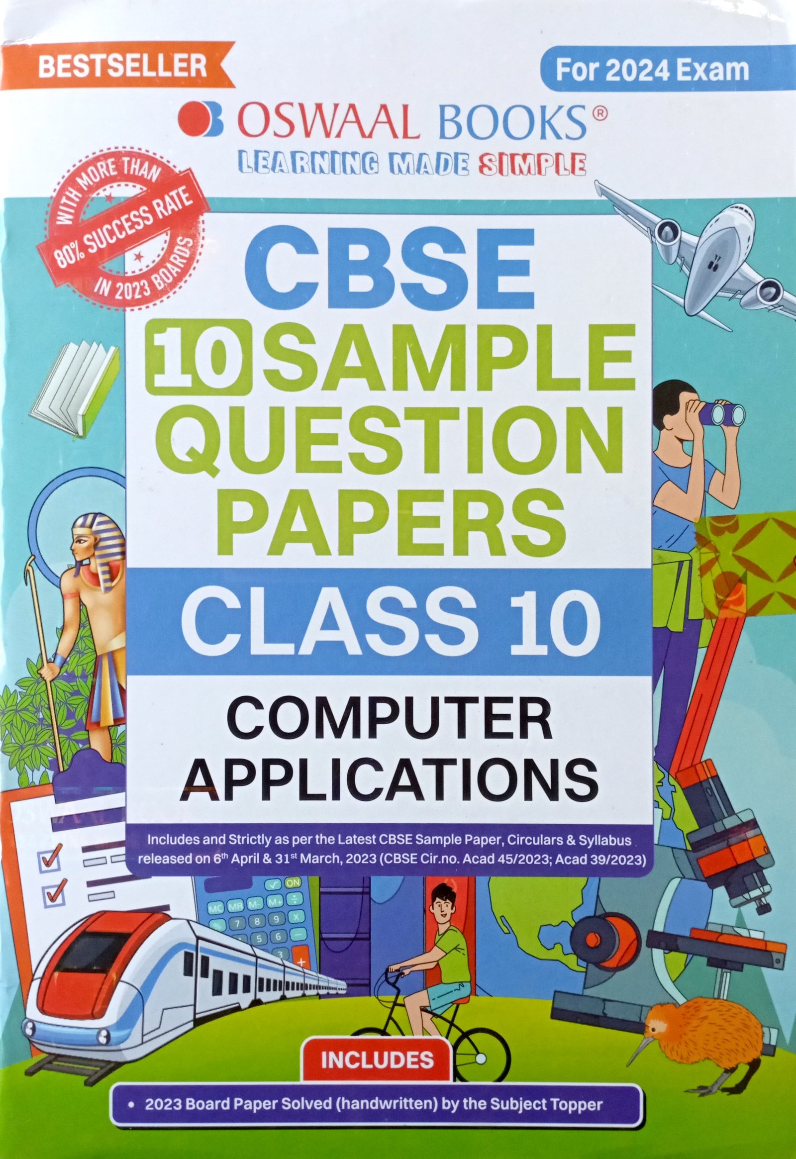 bdbeb48ddb388450e859a09009916d4a.jpg Oswaal CBSE Sample Question papers Class 10 Computer Applications - Image 1
