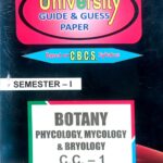 PG 1st Semester botany CC 1