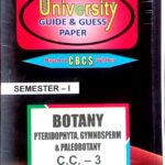 PG 1st Semester botany cc 3