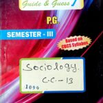 PG 3rd Semester Sociology CC 13