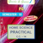 PG 3rd Semester Home science CC 14