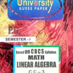 PG 1st Semester math CC 3