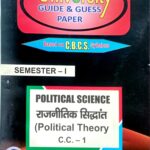PG 1st Semester political science CC 1