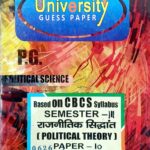 PG 3rd Semester Political Science CC 10