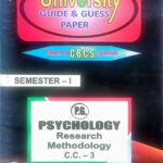 PG 1st Semester psychology cc3